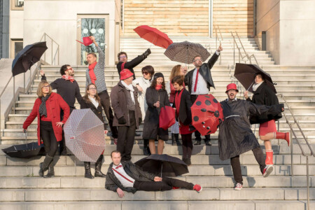 Sur les marches de l'Esam à Caen - 2017